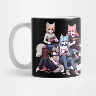 anthro gaming Mug